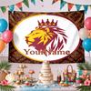 Galatasaray1 Custom Your Name Wall Decor Tapestry Art For Pet Memorial Birthday Wedding Party Backdrop Family Gift