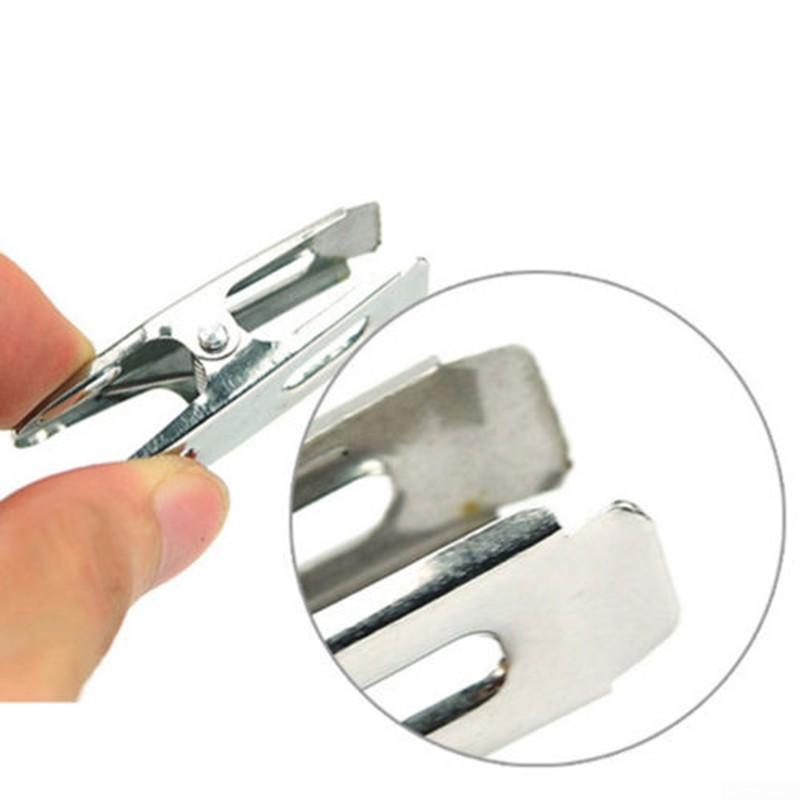40pcs Practical Stainless Steel Clothes Pegs Clips Socks Clips Pins Clamps