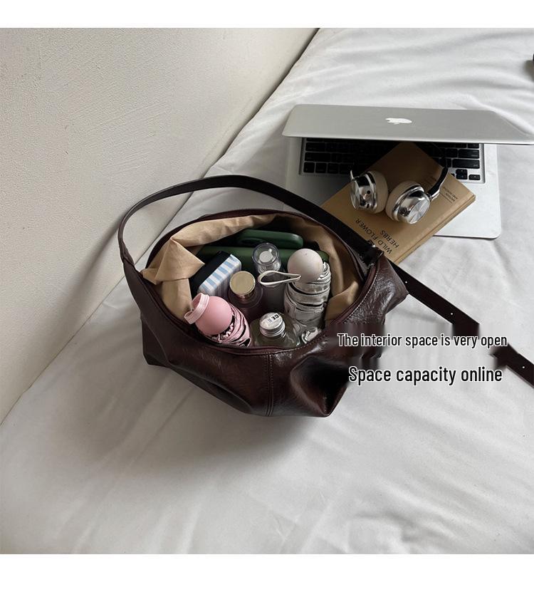 2025 Retro Large-Capacity Tote: High-End, Versatile Women's Luxury Shoulder & Crossbody Bag