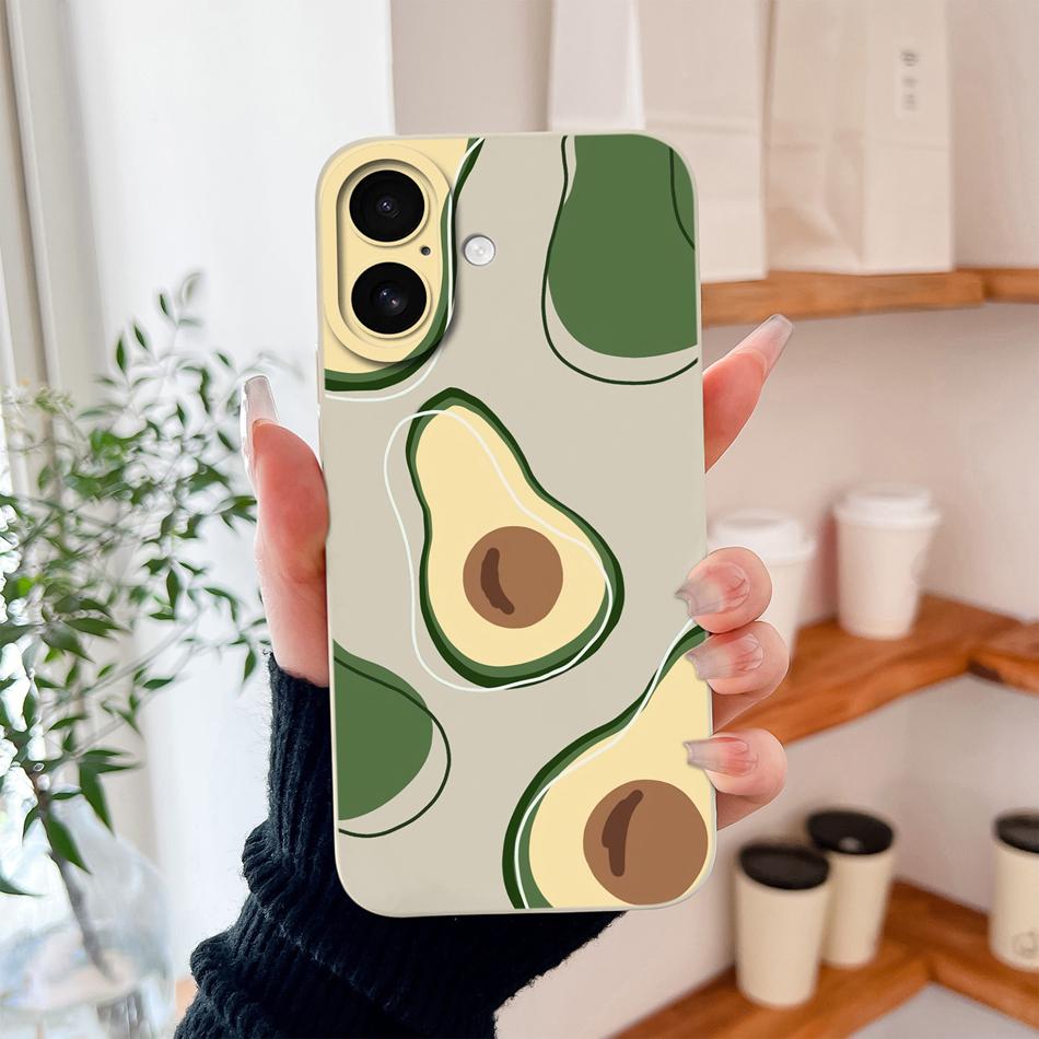 For iPhone 17 Pro Max / iPhone Air Phone Case Lovely Cartoon Liquid Silicone Full Coverage Anti Drop Bumper For iPhone17 Fundas