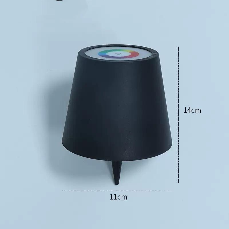 Portable Multicolor Bottle Lamp Rechargeable RGB LED bottle Lights Touching Dimming Led wine lights Cordless Lampshade Stopper