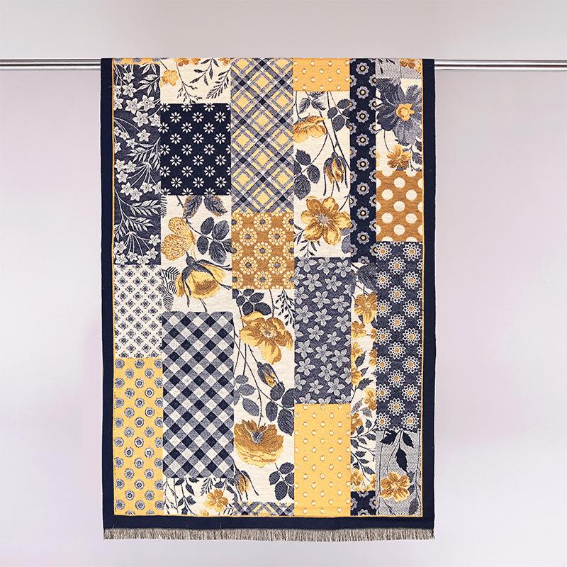 New High end Imitation Cashmere Scarf for Women in Winter A Shawl for Elders and Mother in Law  and A Skin Friendly Warm Scarf