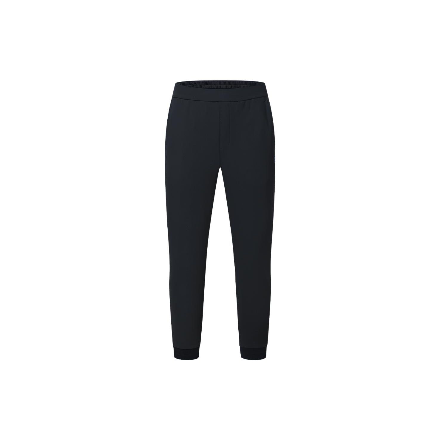 

FILA Solid Color Cuffed Casual Knit Sports Pants Men bottoms Deep-Black A11M341612FBK L