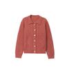 Autumn Collar Knitted Sweater Cardigan Women's Short Sweater Jacket Women's Spring and Autumn