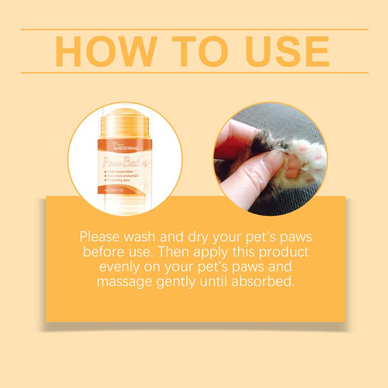 Yegbong Pet Paw Balm Paw Protector For Dogs Cats Moisturizing Nourishing Paw Care Cream Repair Dry Cracked Paws