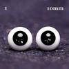 1Pair 6/8/10/12/14 Mm Glass Eyes Eyeball For Bjd Doll Blue Black Safety Animal Toy Eyes Diy Doll Making Crafts Toy Accessories