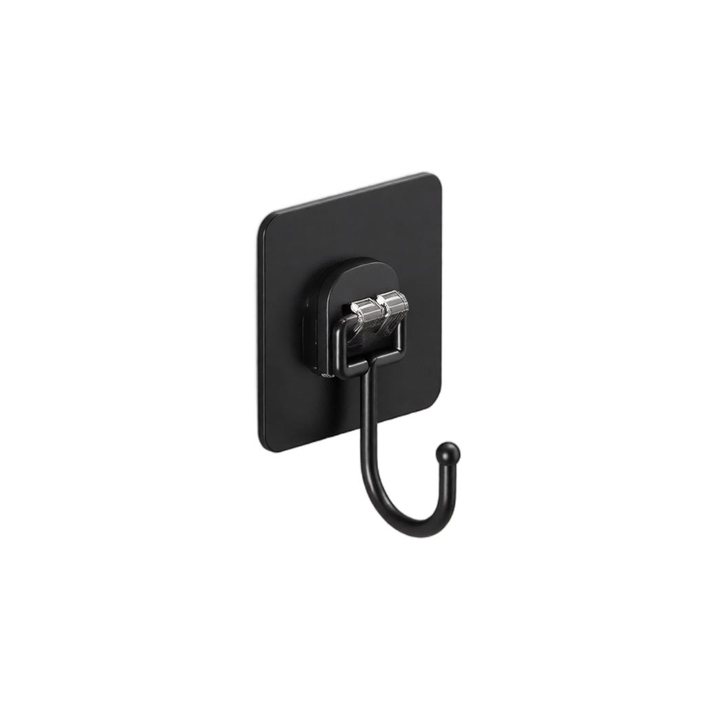 Strong Adhesive Wall Hook 7x7cm No Drilling Damage Free Hanging Hook for Bathroom Kitchen Door Back Mounting