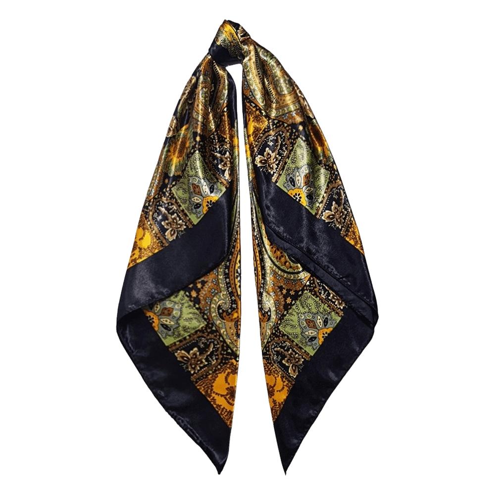 Bohemian Printed Women's Scarf 90x90cm Neckerchief Hijab Fashion Muslim Headscarf Hair Wrap