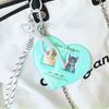 Amor Doble Rejilla 1 pulgada Insignias de Foto Decoración Simple Almacenamiento, Paquete de Accesorios para Juego de Tarjetas Colgante Decoración para Colgar
