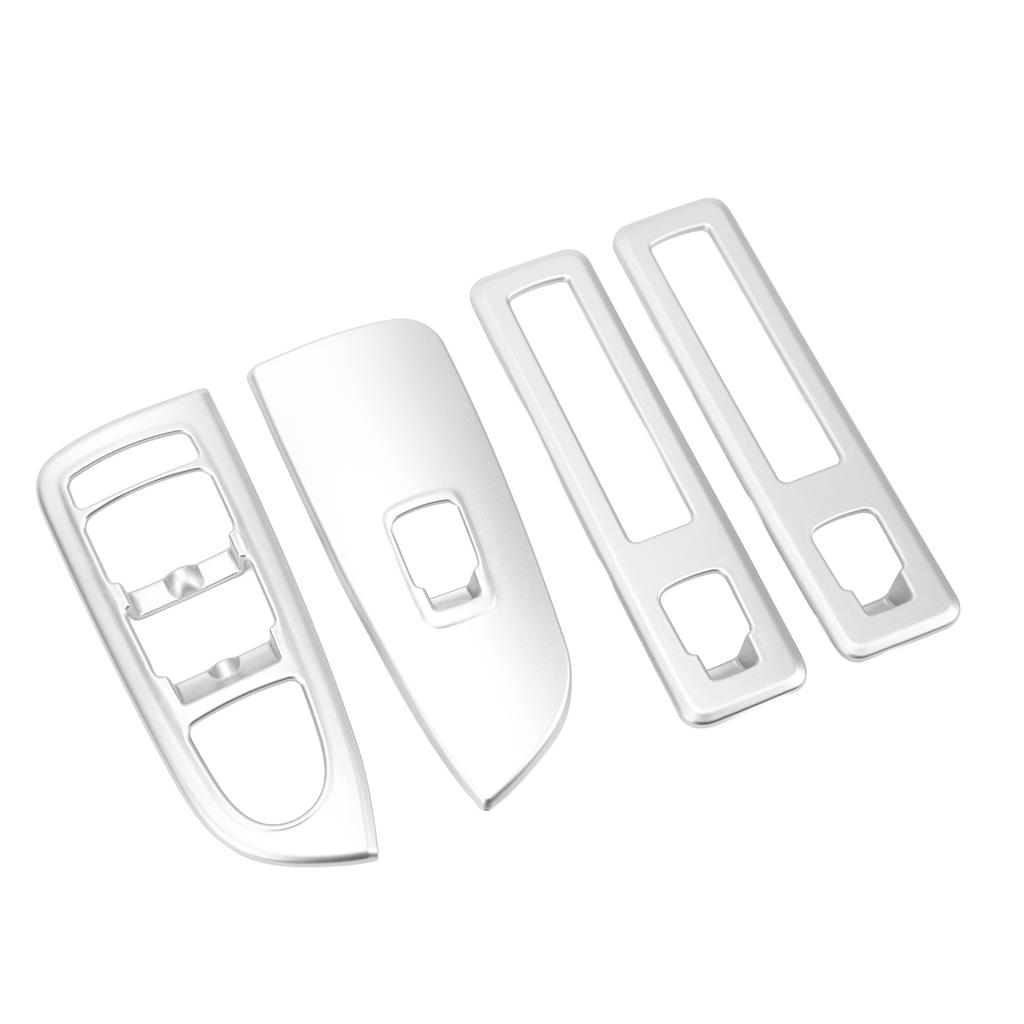 4-teilige Blende für Tür- und Fensterschalter, mattiert, schützende Tür- und Fensterschalter-Bedienfeldverkleidung für Mercedes-Benz Vito W447