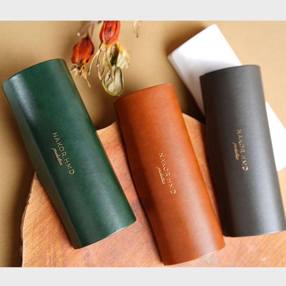 PU Leather Eyewear Case Solid Color Glasses Case Fashion Sun Glasses Pouch Men Women