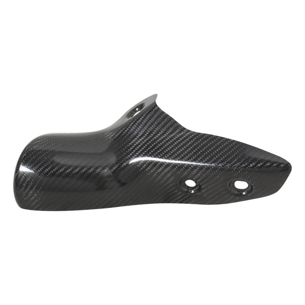 Qianjiang Sai 600 Carbon Fiber Exhaust Heat Shield Cover - Protective Accessory