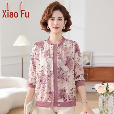 Xiaofu New Chinese Style Long Sleeve Knit Top
