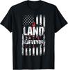 Land Surveying Flag Funny Surveyor Gifts T-Shirt