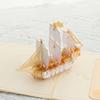 Sailboats Themed Greeting Card Set With Elegant Gold Foils Detailing Thank You Card Ideal For Celebration And Event