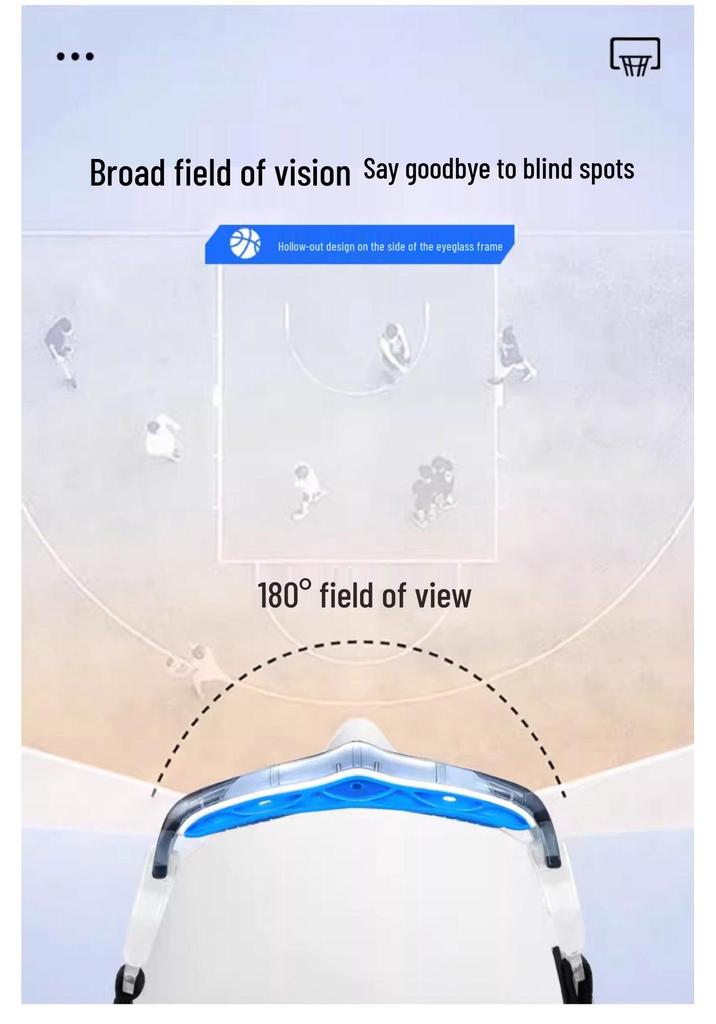 Children's TR90 Frame Myopia Sports Goggles - Anti-Slip Outdoor Basketball & Football Glasses 1409