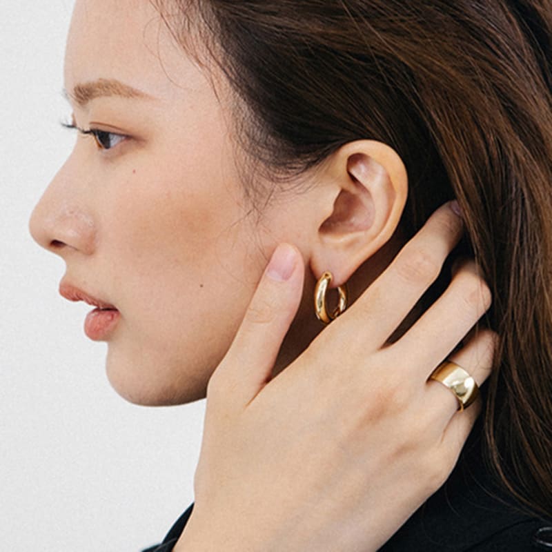 TACIT Sinuous Bold Ring Gold
