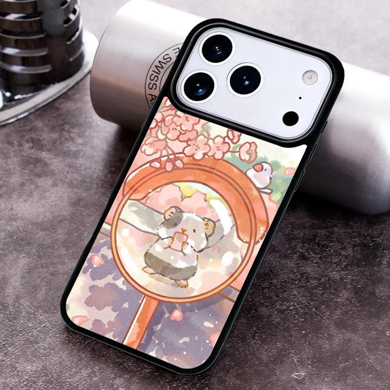 Hamster Art Phone Case for iPhone 17 16 15 Pro Max Air 14 13 12 11 Plus Shockproof Cover