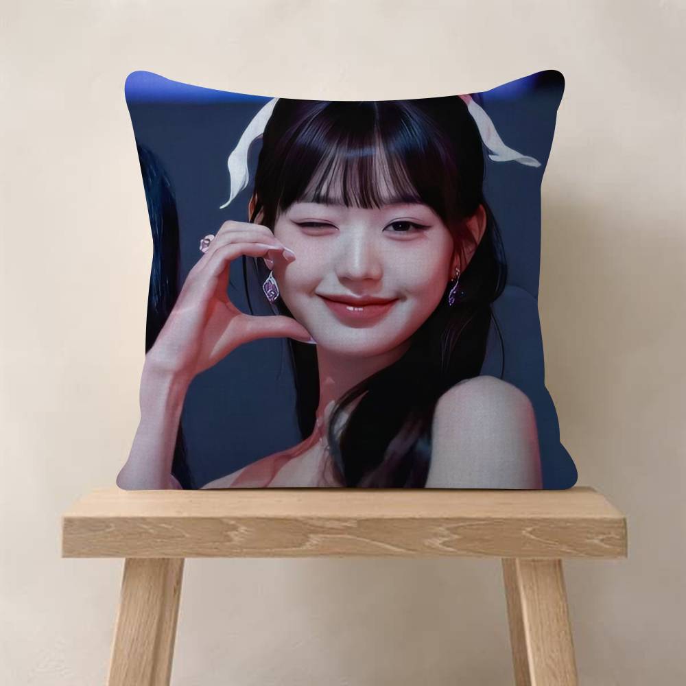 Personalized Picture Text Home Decorative Pillows Household Gifts 45X45Cm Korean Idol Jang Beauty W-Wonyoung