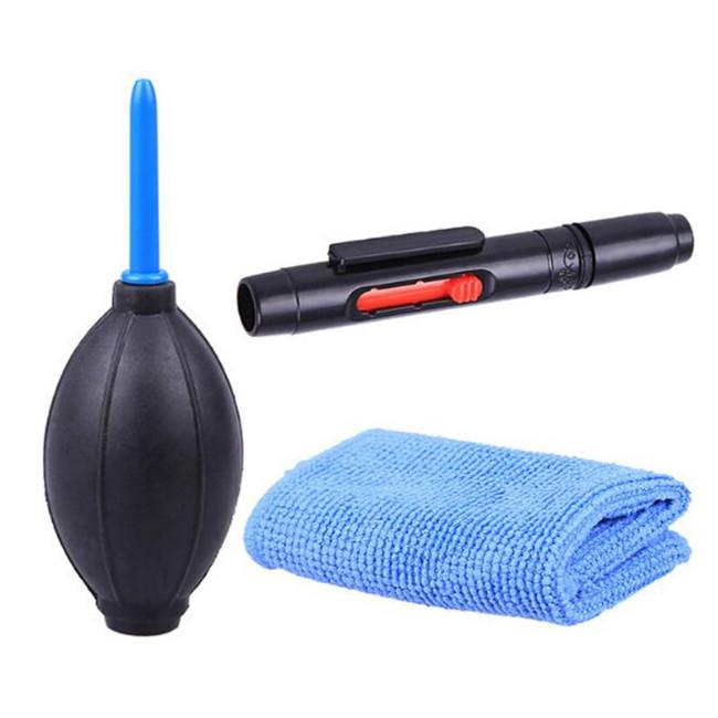 Digital Product Cleaning Kit Camera SLR Cleaning Kit Camera Dust Triple Lens Blowing Cloth