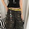 Summer Dopamine Lemon Yellow Women'S Belt Trend Simple Belt Subculture Y2K Belt Punch Free Belt