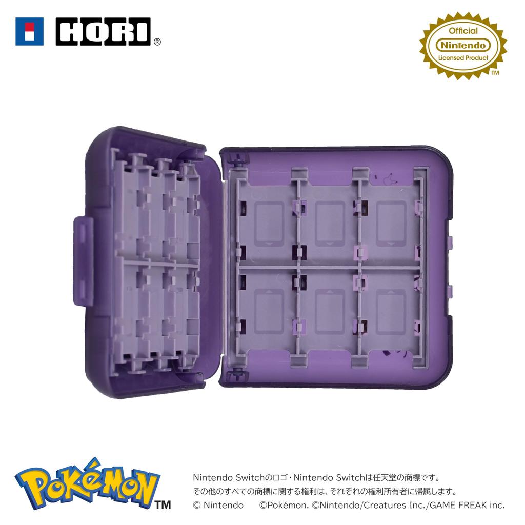 Licensed Card Holds 24 for Nintendo Ghost Party with Switch and Switch Mimikyu [Nintendo Product] Case, Cards, Switch™ 2, [Compatible 2], Gengar,