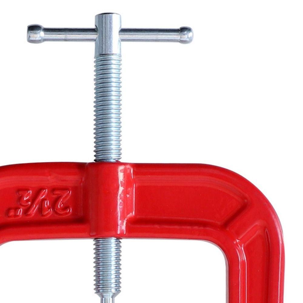 Adjustable G-Clamp Woodworking Clamp 2-1/2” Fixing Clip Easy To Use 3 Way Edge Clamp  Building