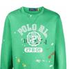 Polo Ralph Lauren Ss22 Logo Letter Number Print Crewneck Pullover Sweatshirt Men sweatshirt Green 710865024-001