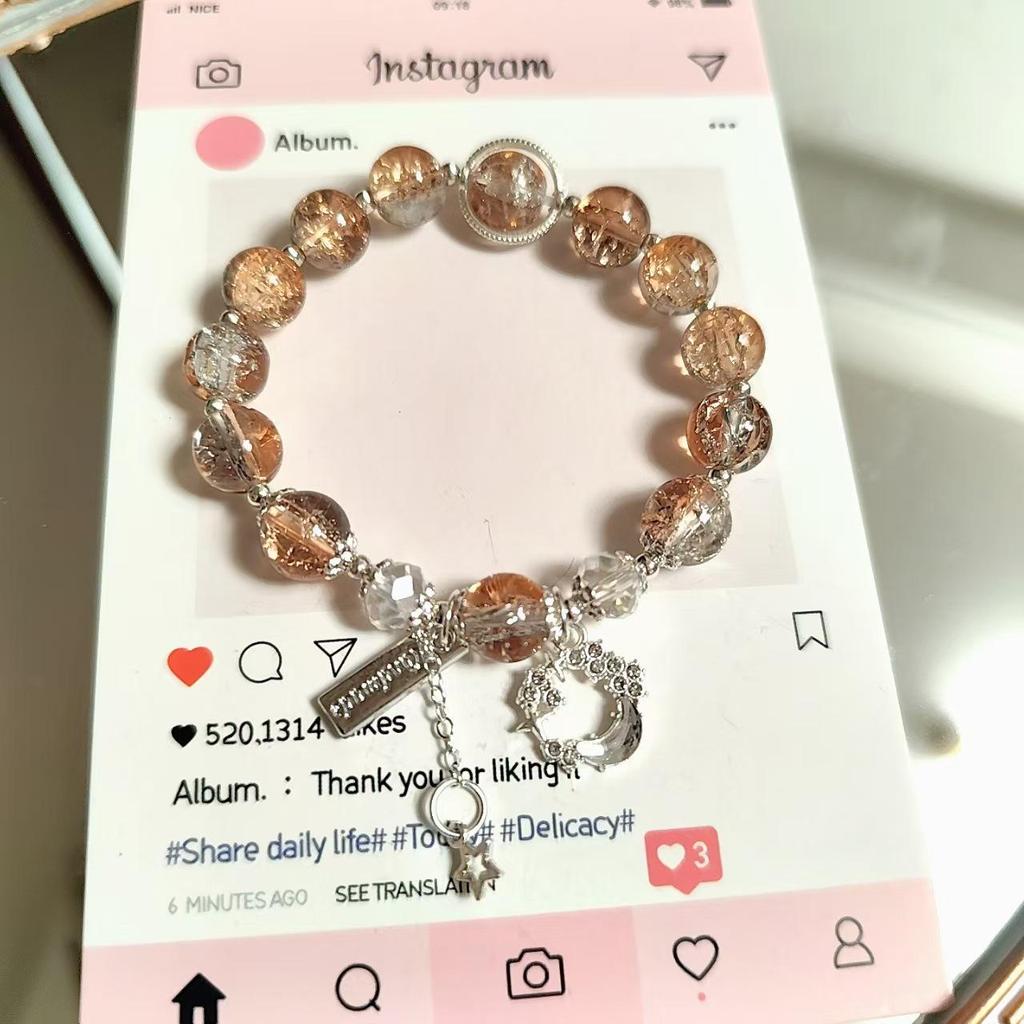 Festive Holiday Christmas Tree Bracelet with Lampwork Beads