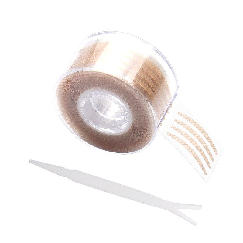 600 Stuks Ooglidtape Sticker Onzichtbaar Natuurlijk Zelfklevend Dubbele Vouw Ooglid Kant Plakker Zelfklevend Helder Beige Make-up Tool