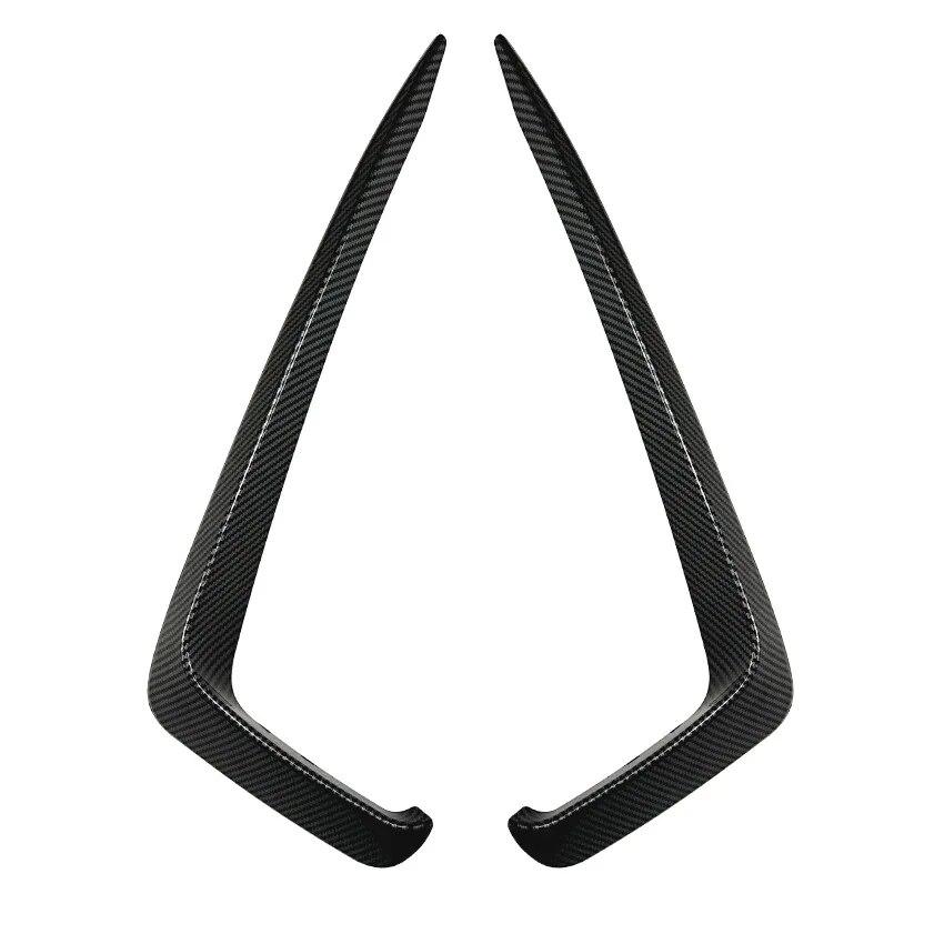Fog Lamp Light Cover Trim Sticker Front  Bumper Side Vent Splitter Canards For Volkswagen VW Jetta MK7 - Car Accessories