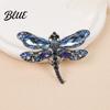 Anti-oxidation Brooch Dragonfly Brooch Sparkling Rhinestones Lapel Pin with Strong
