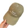 Baseball Cap Women Men Wash Distressed Embroidered Sunshade For Casual Fashion