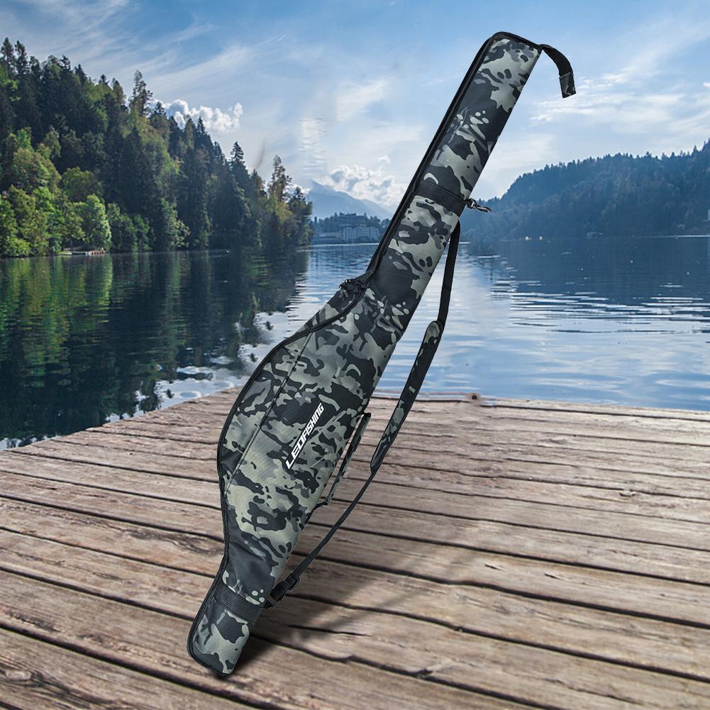 Fishing Rod Shoulder Bags Large-capacity Outdoor Fishing Rod Bag Waterproof Adjustable Strap Wear- Fishing Accessories
