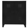 Vidaxl Industrial Storage Cabinet, Black 90X40X100 Cm Steel