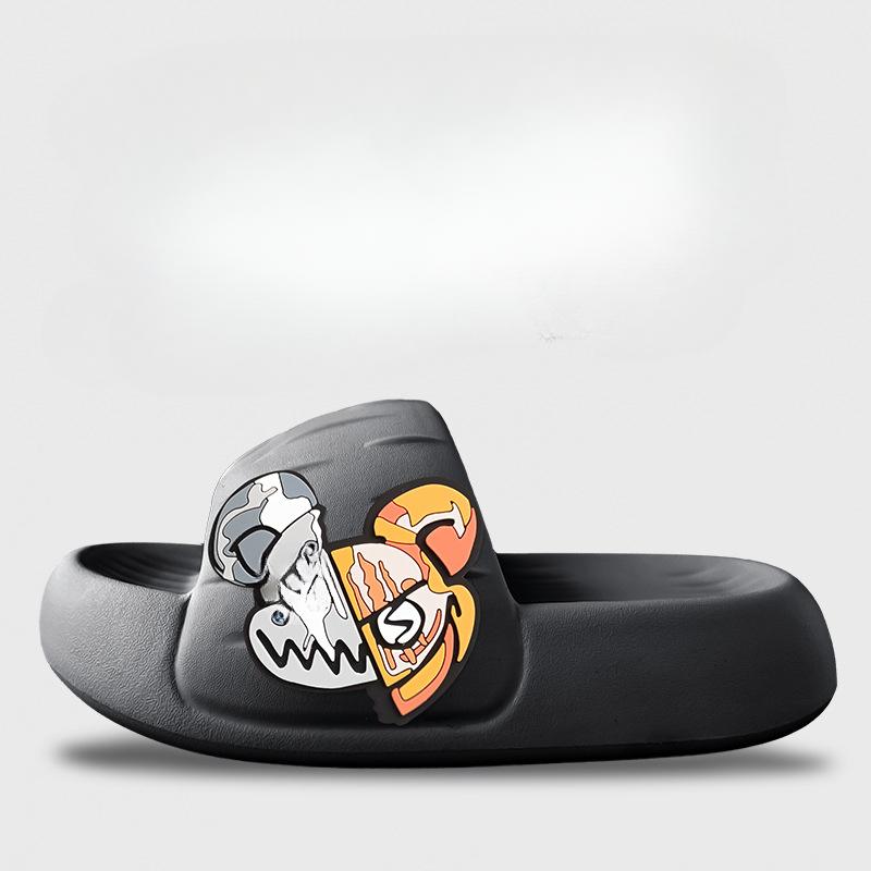 Модные летние тапочки унисекс из ЭВА для женщин с толстой подошвой — фото 15