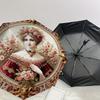 1PC Portrait Lace Umbrella-8-Rib Reinforced, Automatic Open, Lightweight & Durable, Cute Fashion Accessory for Outdoor-W9229