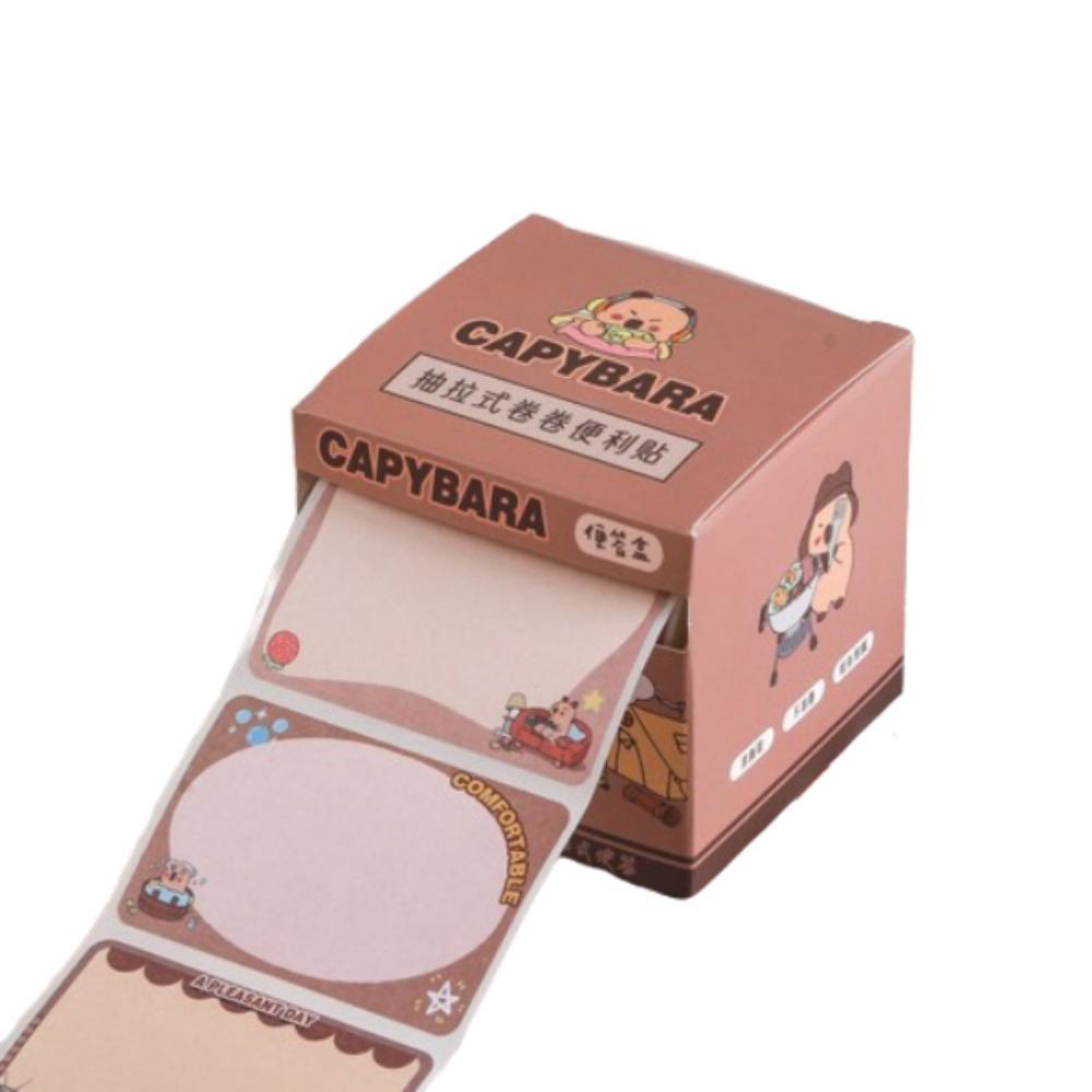 

Kawaii Pull-out Sticky Notes Creative Cartoon Notepads Capybara Memo Pad Office Decoration Style 3