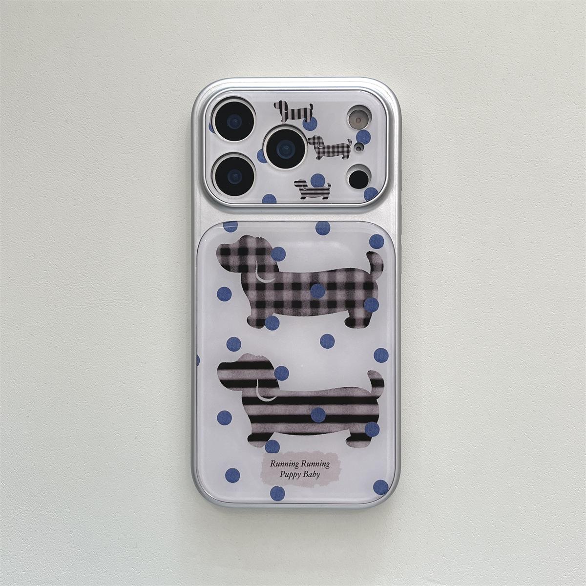 

Resin Dachshund Dog iPhone 15/14 & 17/16 Pro Max Anti-Fall Case iPhone 17