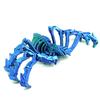Gedruckte 3D-Spinnenfiguren Realistisch aussehendes Tiermodell Bewegliches einziehbares Gelenkspielzeug Weihnachts-Kinderspielzeug Heim-Schreibtischdekoration