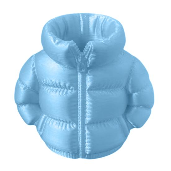 Pencil Case Down Jacket-Shaped Large Capacity Storage Organizer for Makeup Brushes And Stationery