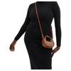 Coach Cow Leather Shoulder Bag Mini Women's Brown CR510-B4XHG