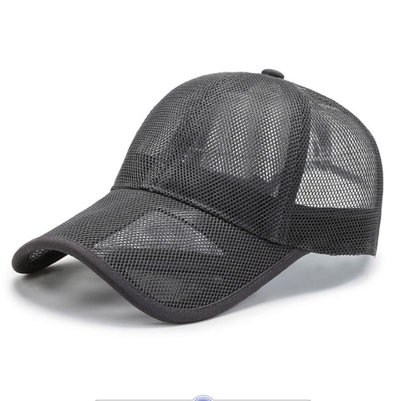 Cappello estivo da uomo con visiera traforata, traspirante, in rete, per sport all'aria aperta, protezione solare, da baseball, da donna