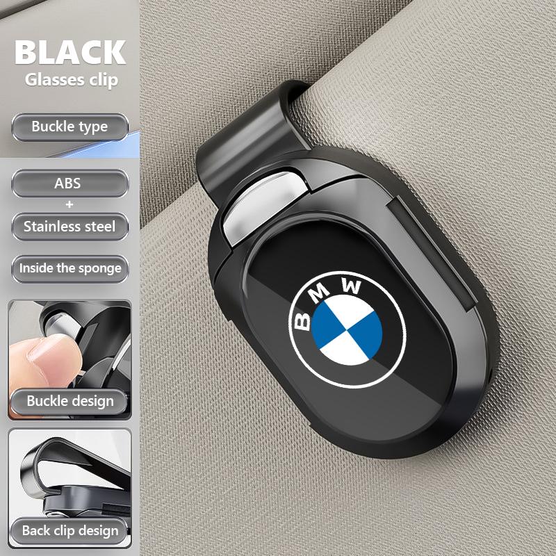 BEKV7 Universal Car Sunshade Sunglasses Storage ID Card Glasses Clip For BMW M Performance Alpina M3 M5 M6 X1 X3 X4 X5 G20