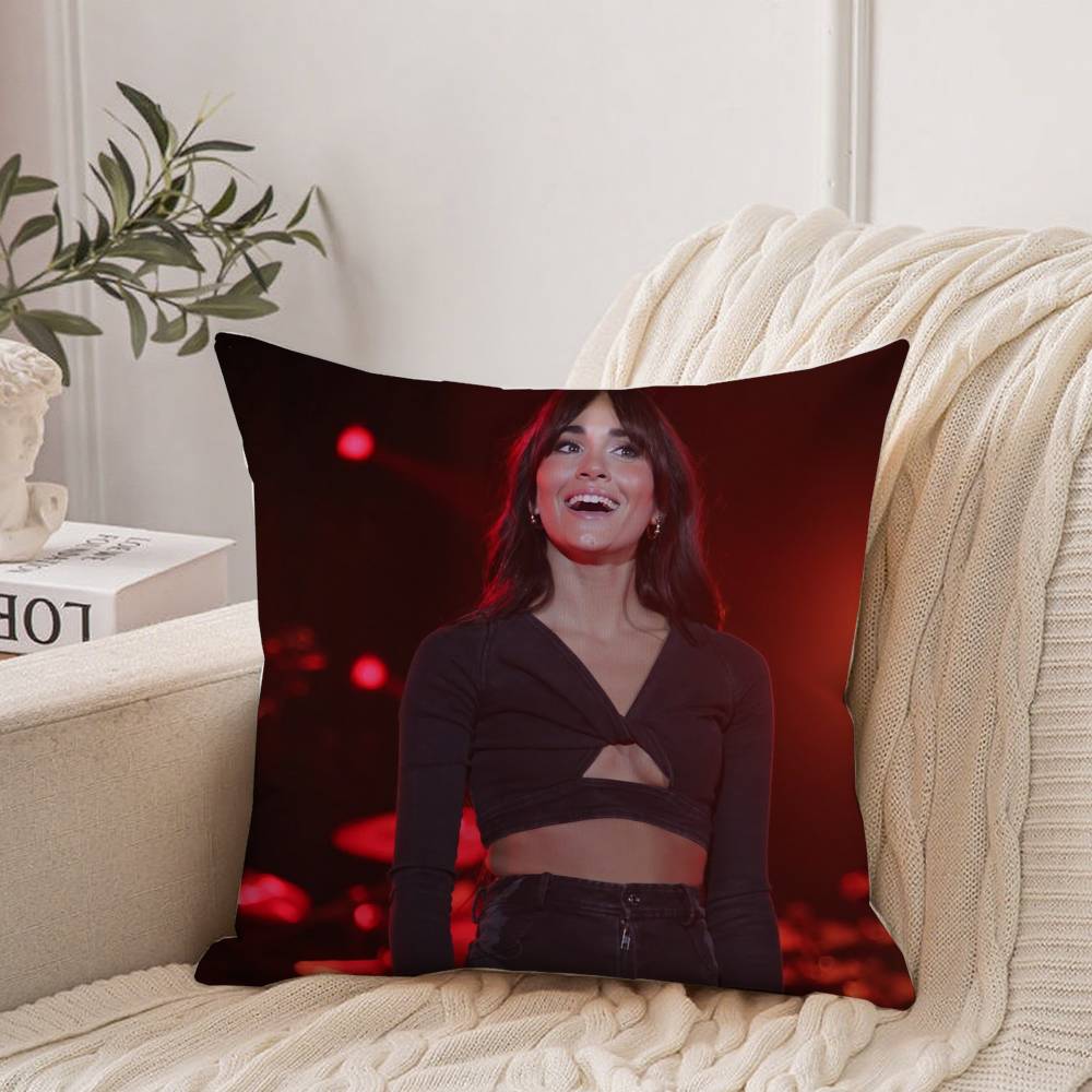 Singer A-Aitana Ocana Pillow Case Home Decor Throw For Sofa Bed Car Room Decor Gift Idea