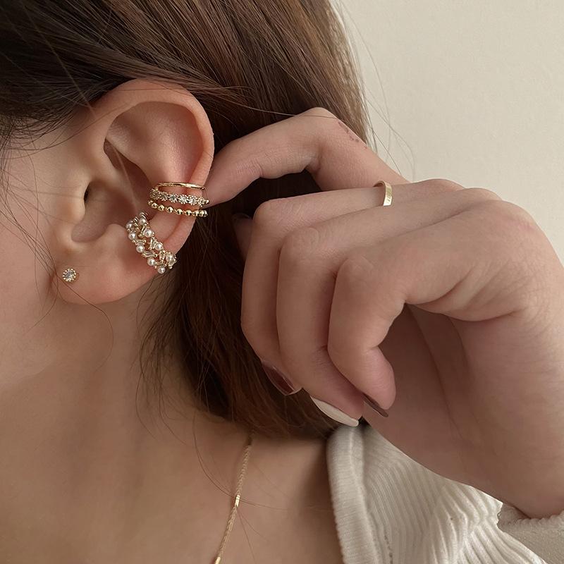 2Pcs Adjustable Clip-On Earrings Ear Cuffs Non Piercing Ear Corrector For Prominent Ears Jewelry Gifts