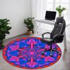 1pc Mandala Design Chair Carpet for Office Non-Slip, Machine Washable Rug for Office, Room - Holiday Decor, Machine Made Yy251016126