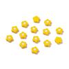 5pcs/Lots Colored Acrylic Enamel Flower Shaped Beads Spacer Loose Beads for DIY Necklace Bracelet Jewelry Making Findings