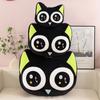 Luo Xiaohei throw pillow cat plush toy big-eyed cat doll cute cat throw pillow Valentine's Day birthday gift