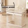 Large Capacity Organizer Box Transparent Visible Collection Container Doll Storage Bag  Toy